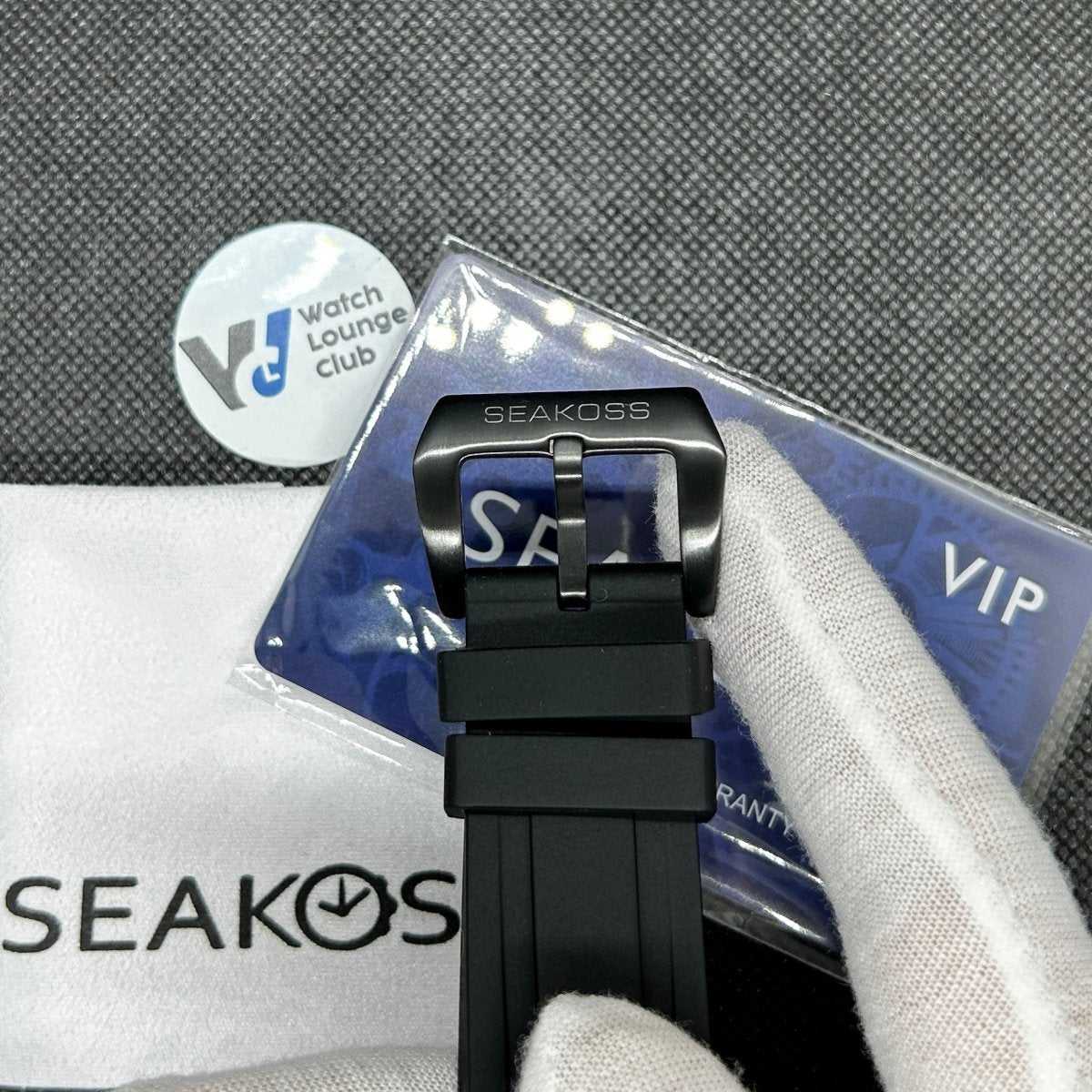 Orologio Seakoss GMT Automatico Subacqueo Uomo - Nero - Watch Lounge Club