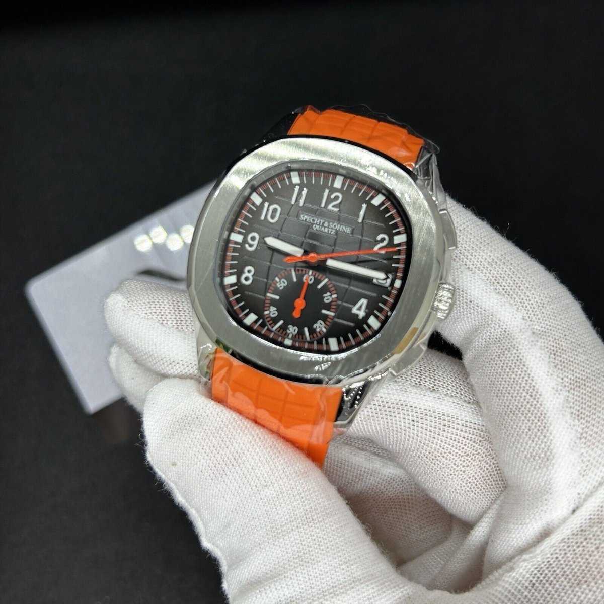 Orologio Specht & Sohne SP0006 Cronografo Uomo - Arancione - Watch Lounge Club