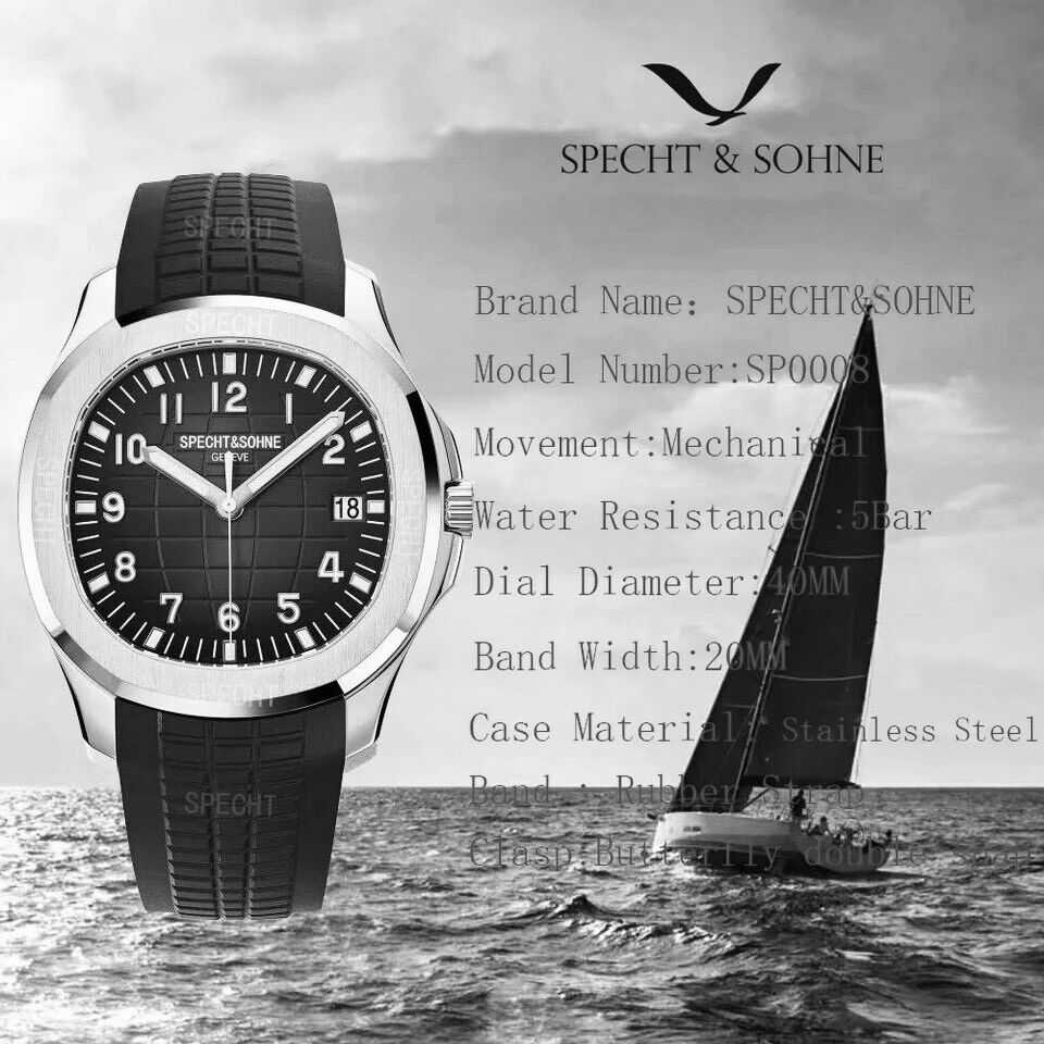 Orologio Specht & Sohne SP0008 Automatico Uomo - Nero - Watch Lounge Club