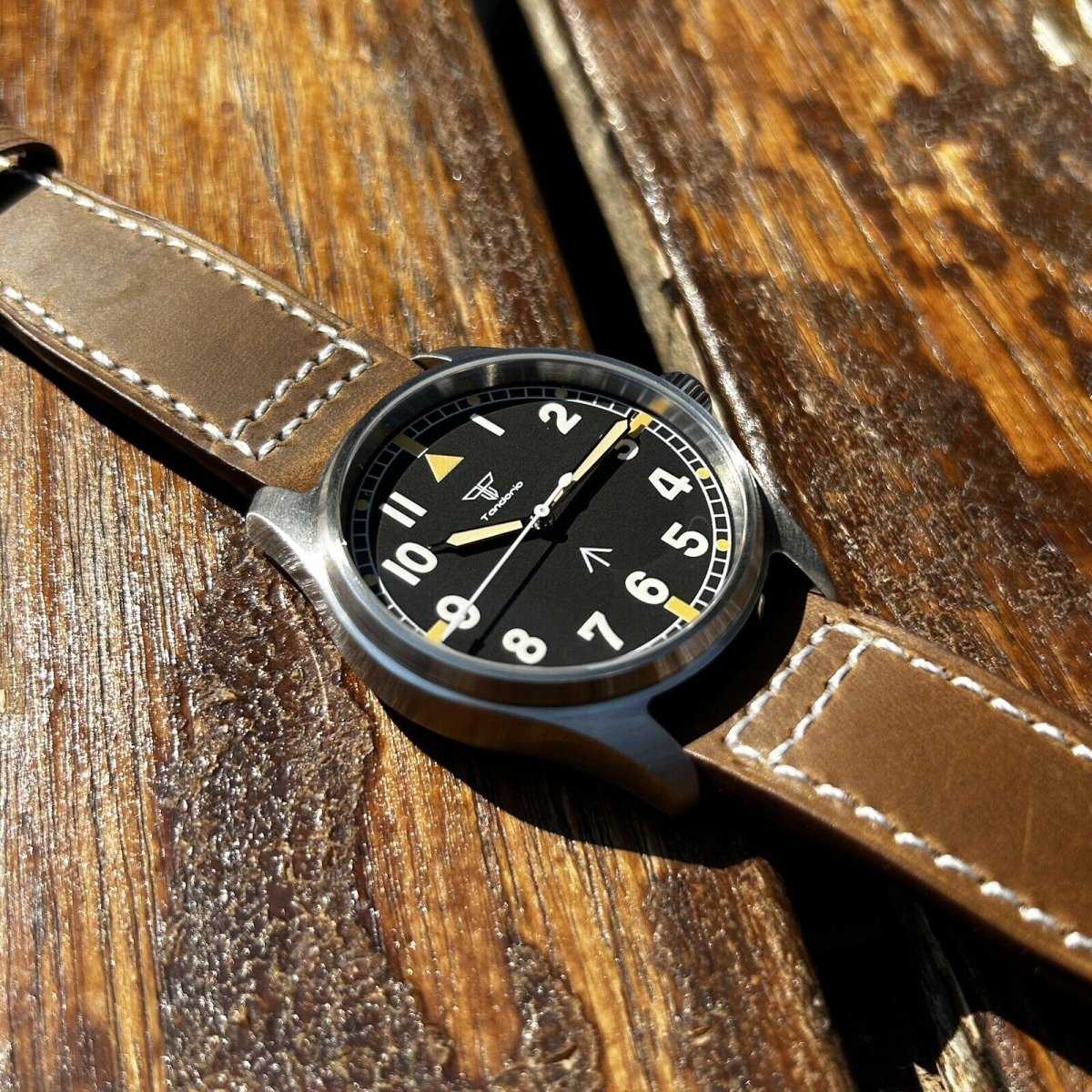 Orologio Tandorio Dirty Dozen Automatico (NH35) Militare Uomo - 39mm - Watch Lounge Club