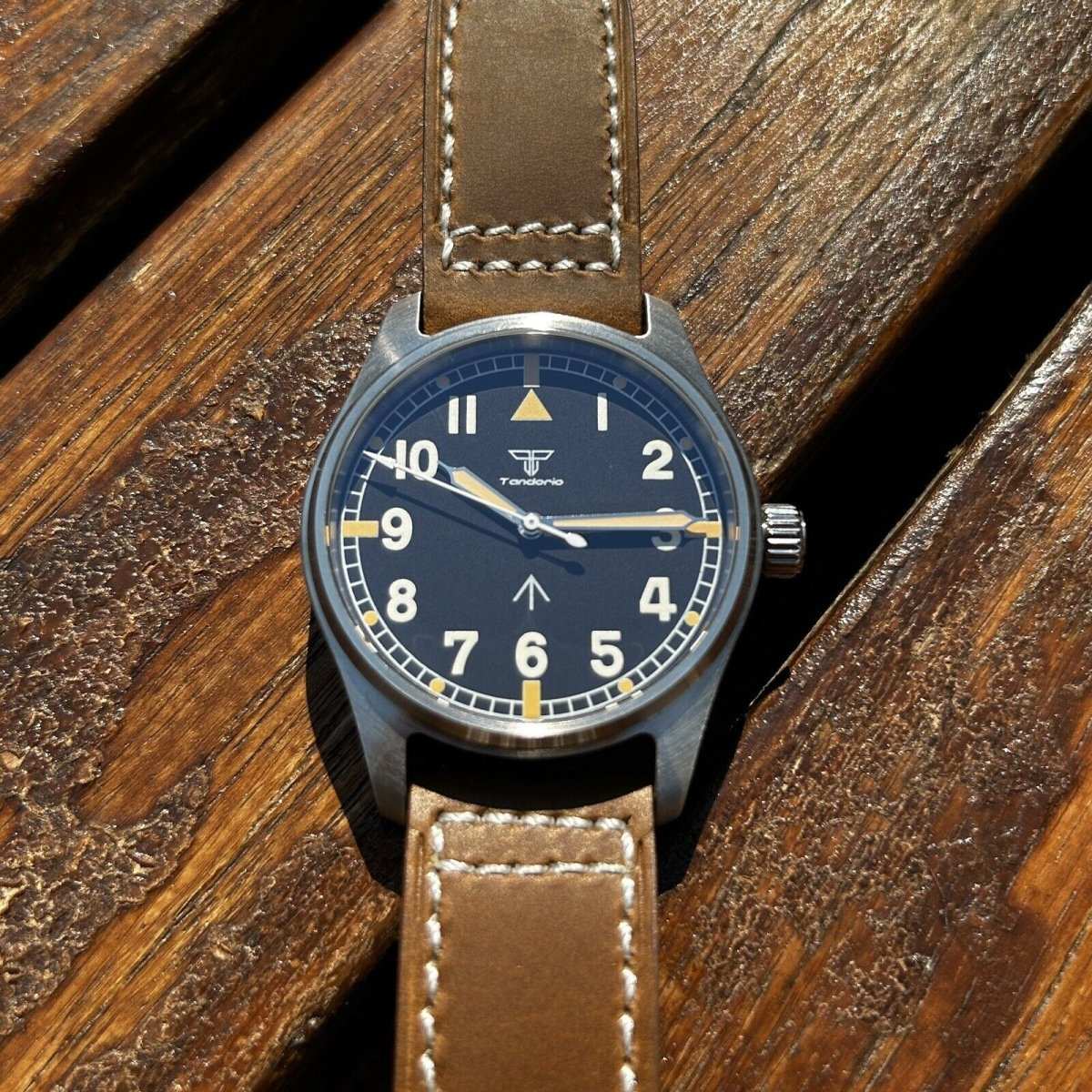 Orologio Tandorio Dirty Dozen Automatico (NH35) Militare Uomo - 39mm - Watch Lounge Club