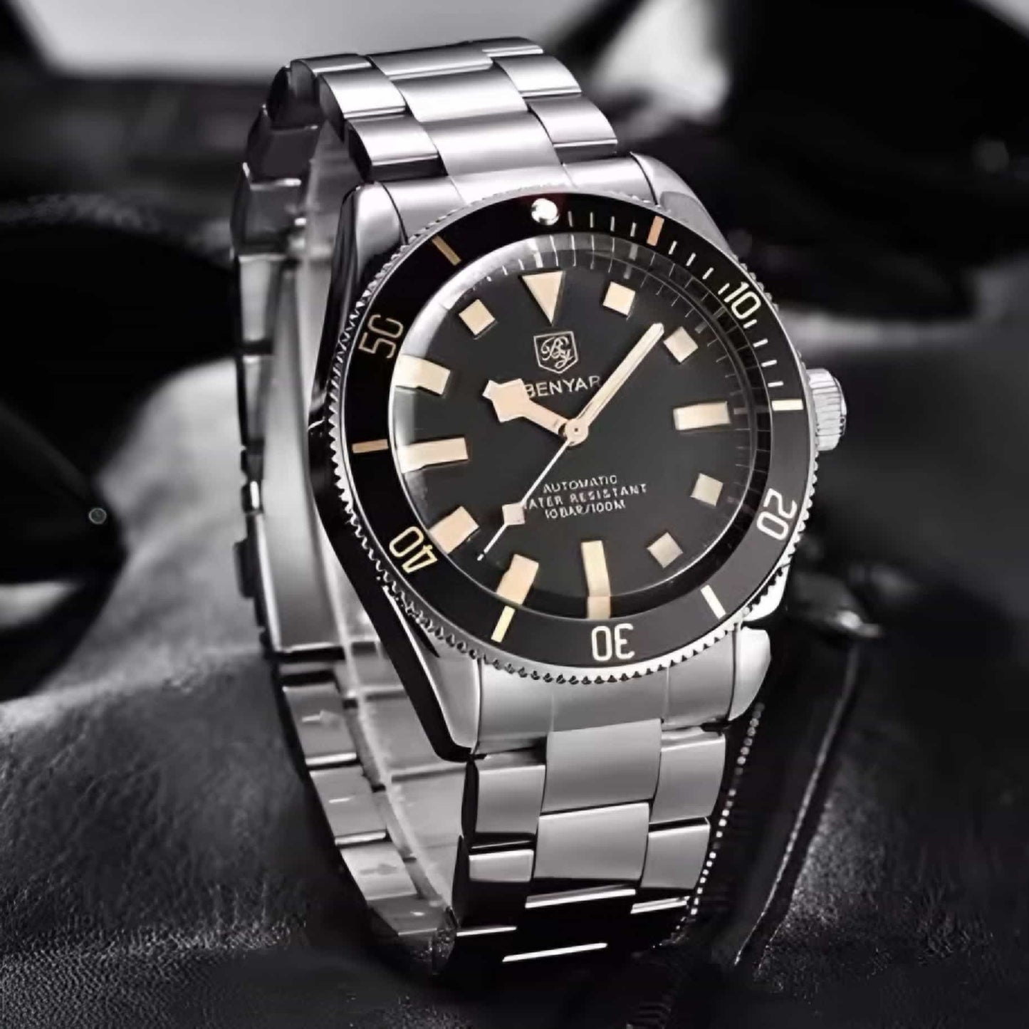 Orologio Benyar BY 5179 Automatico Uomo - Nero - Watch Lounge Club