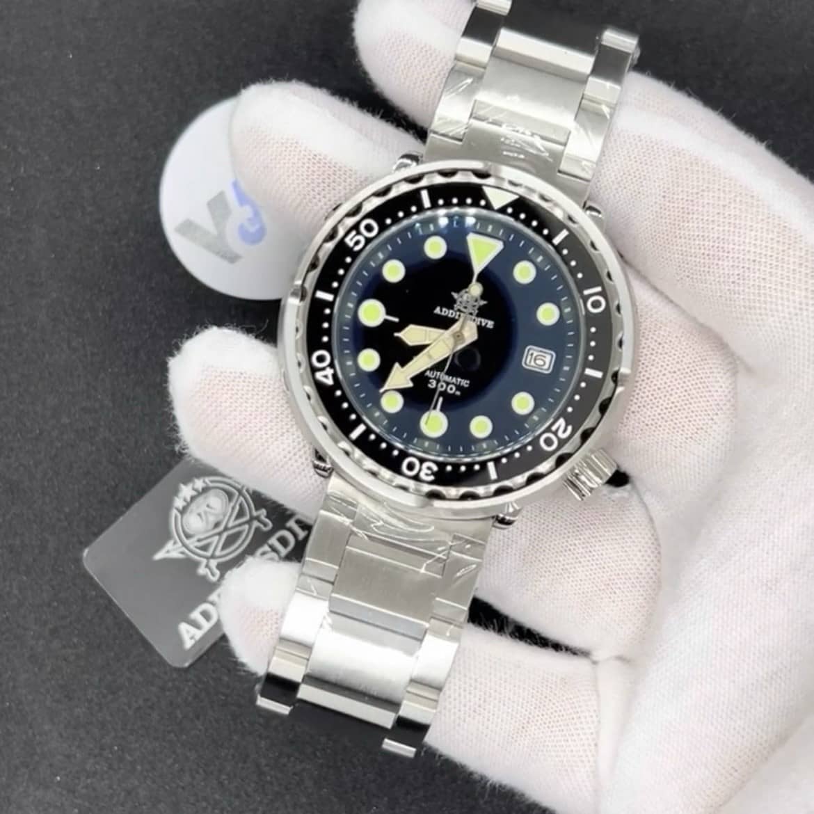 Orologio Addiesdive MY-H5 Subacqueo Automatico Uomo - Nero