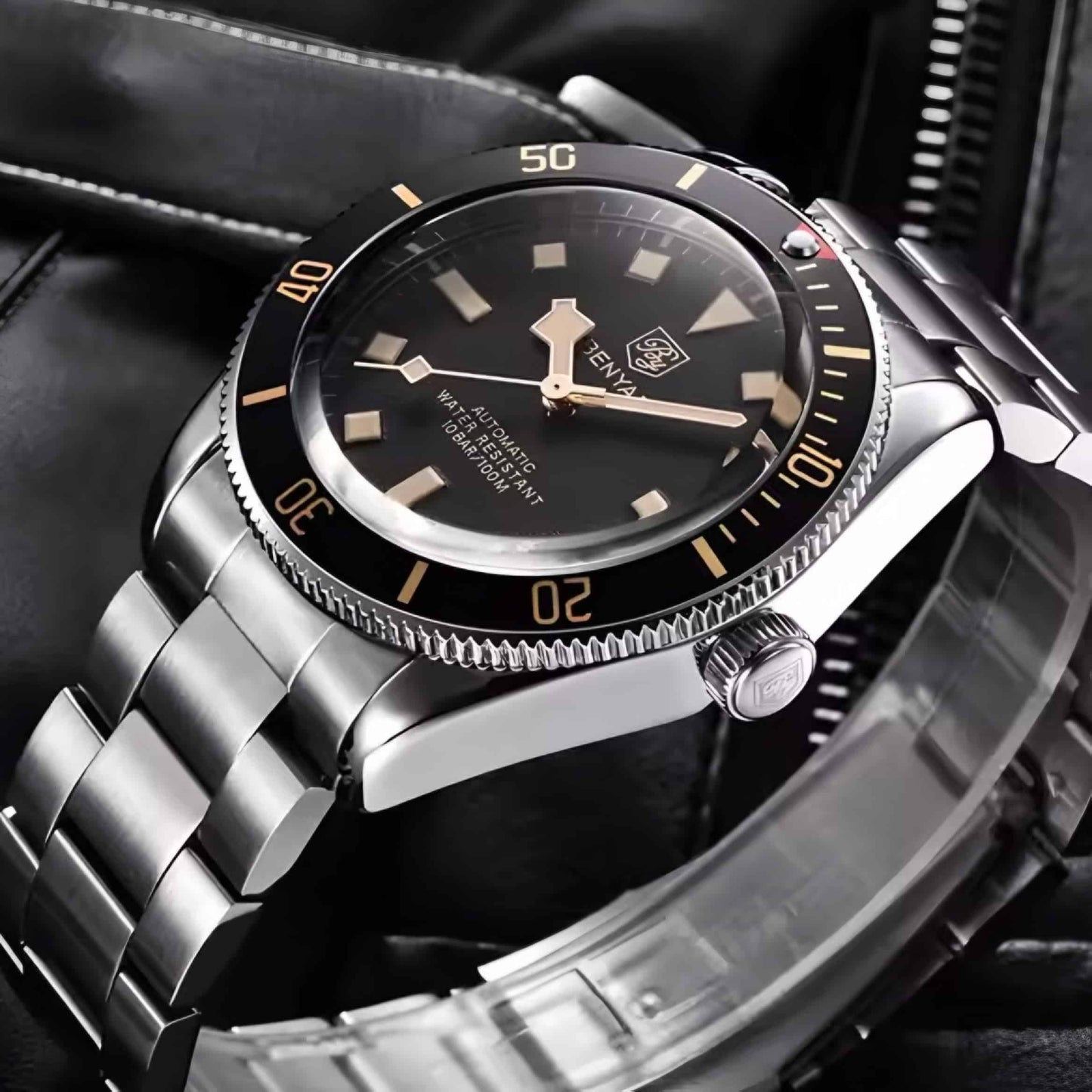Orologio Benyar BY 5179 Automatico Uomo - Nero - Watch Lounge Club