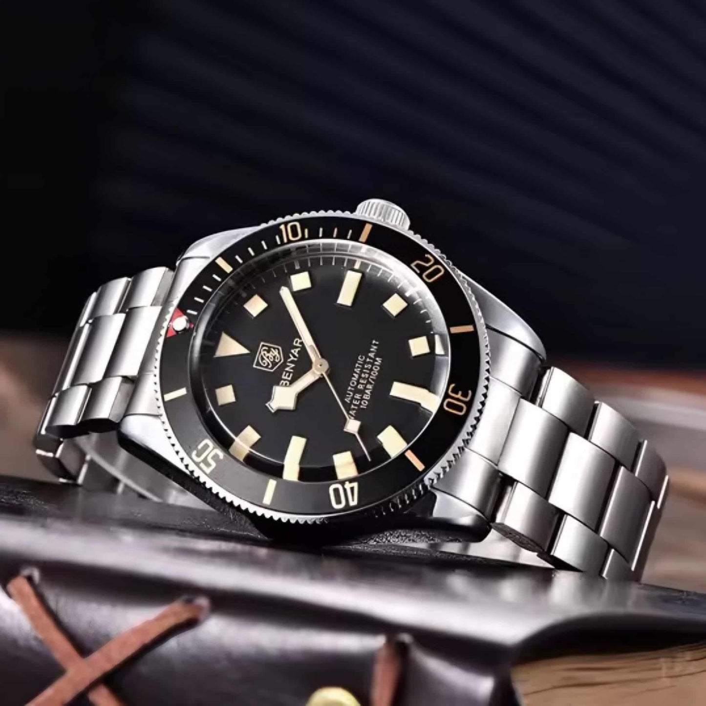 Orologio Benyar BY 5179 Automatico Uomo - Nero - Watch Lounge Club