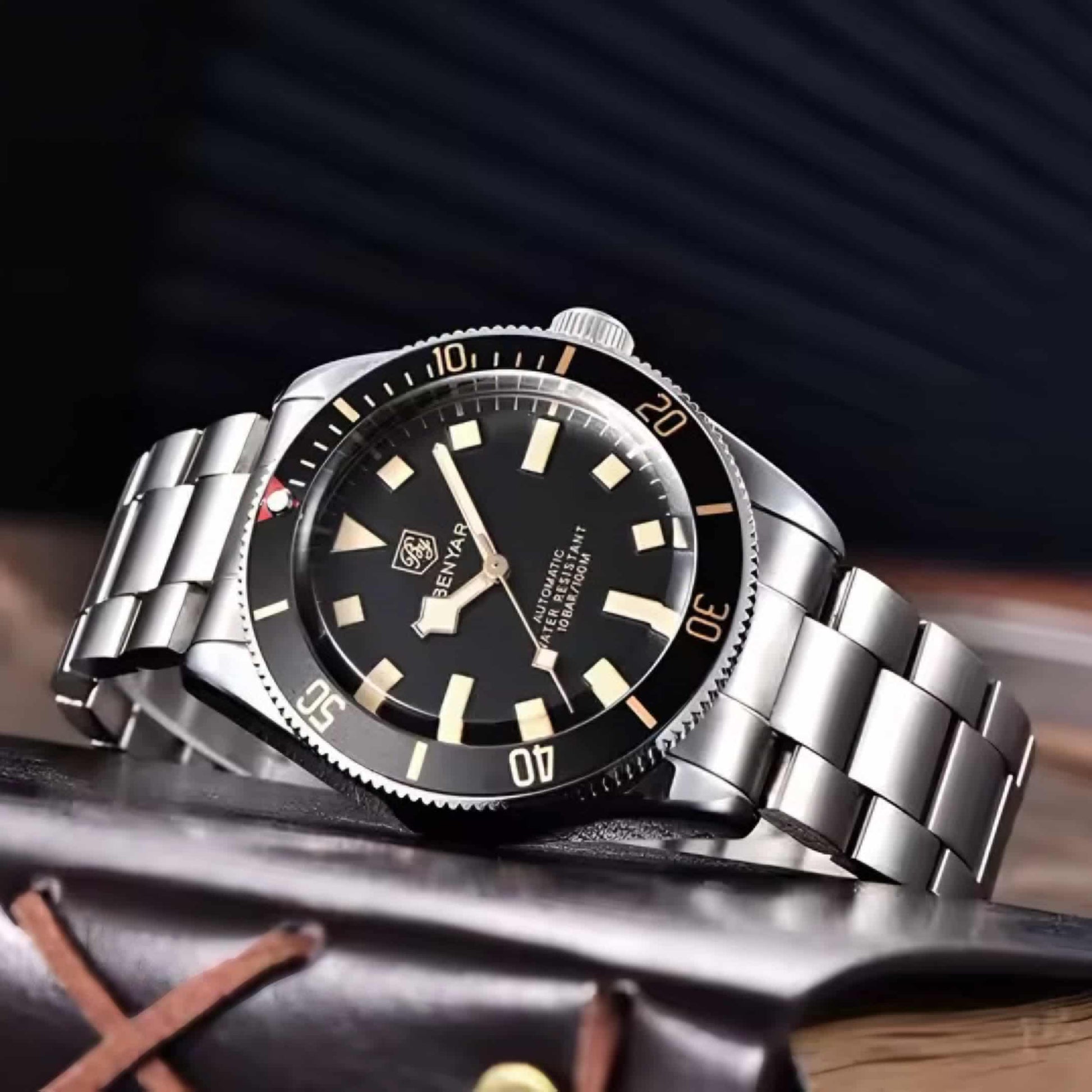 Orologio Benyar BY 5179 Automatico Uomo - Nero - Watch Lounge Club