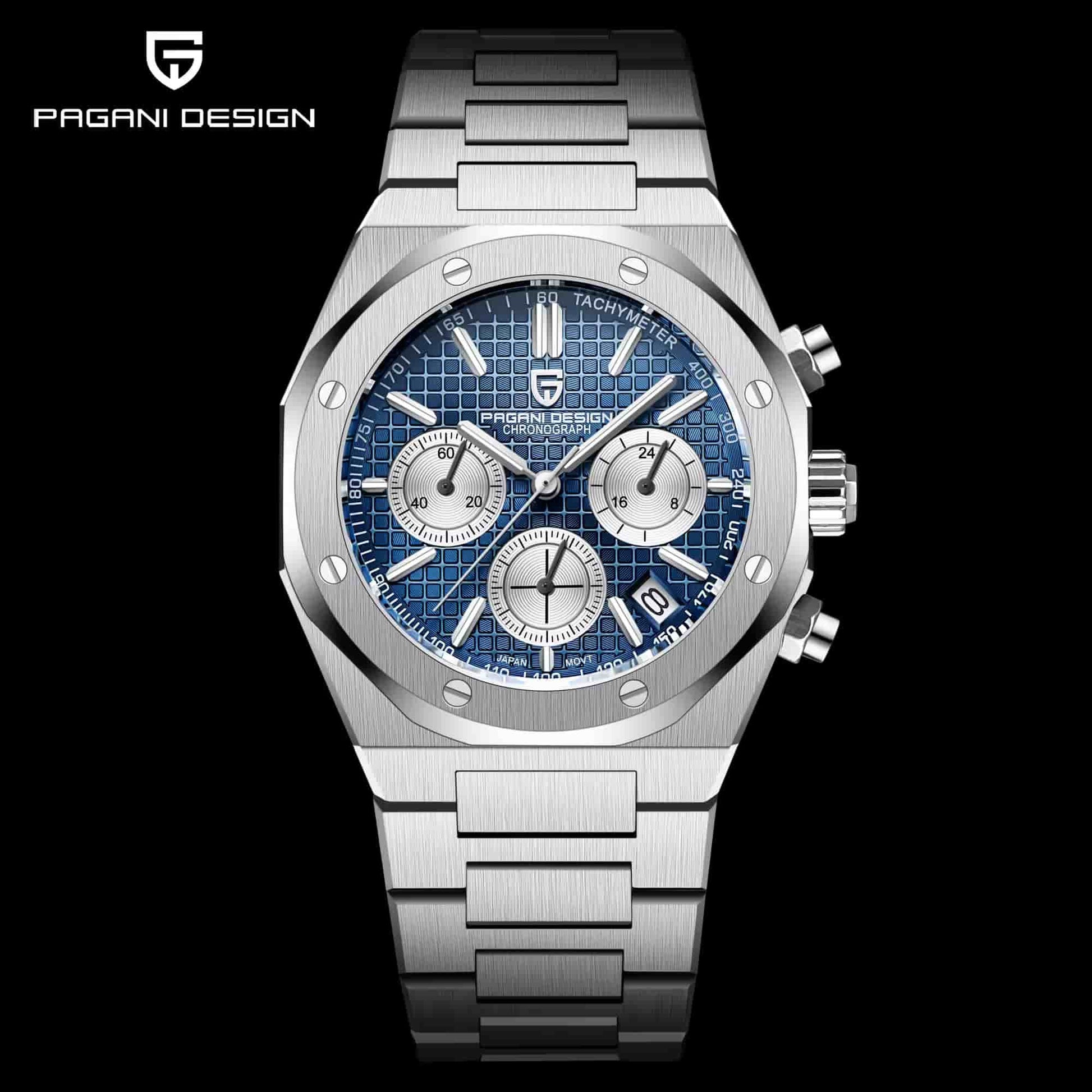 Orologio Pagani Design PD 1707 Cronografo Uomo - Blu - Watch Lounge Club