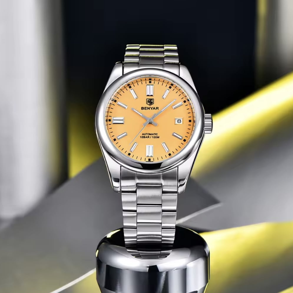 Orologio Benyar BY 5185 Automatico Uomo - Giallo - Watch Lounge Club