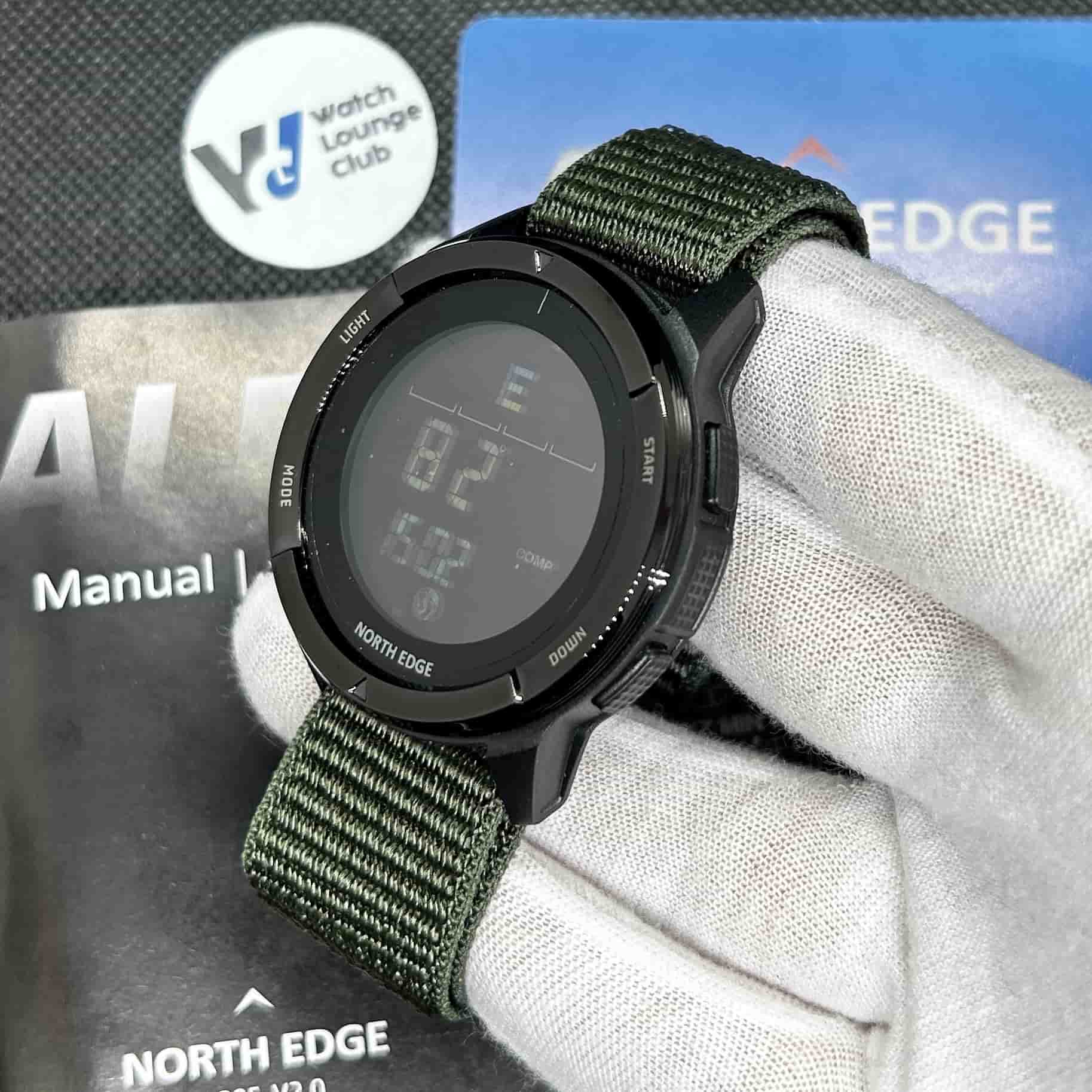 Orologio North Edge Alps Digitale Uomo - Verde - Watch Lounge Club