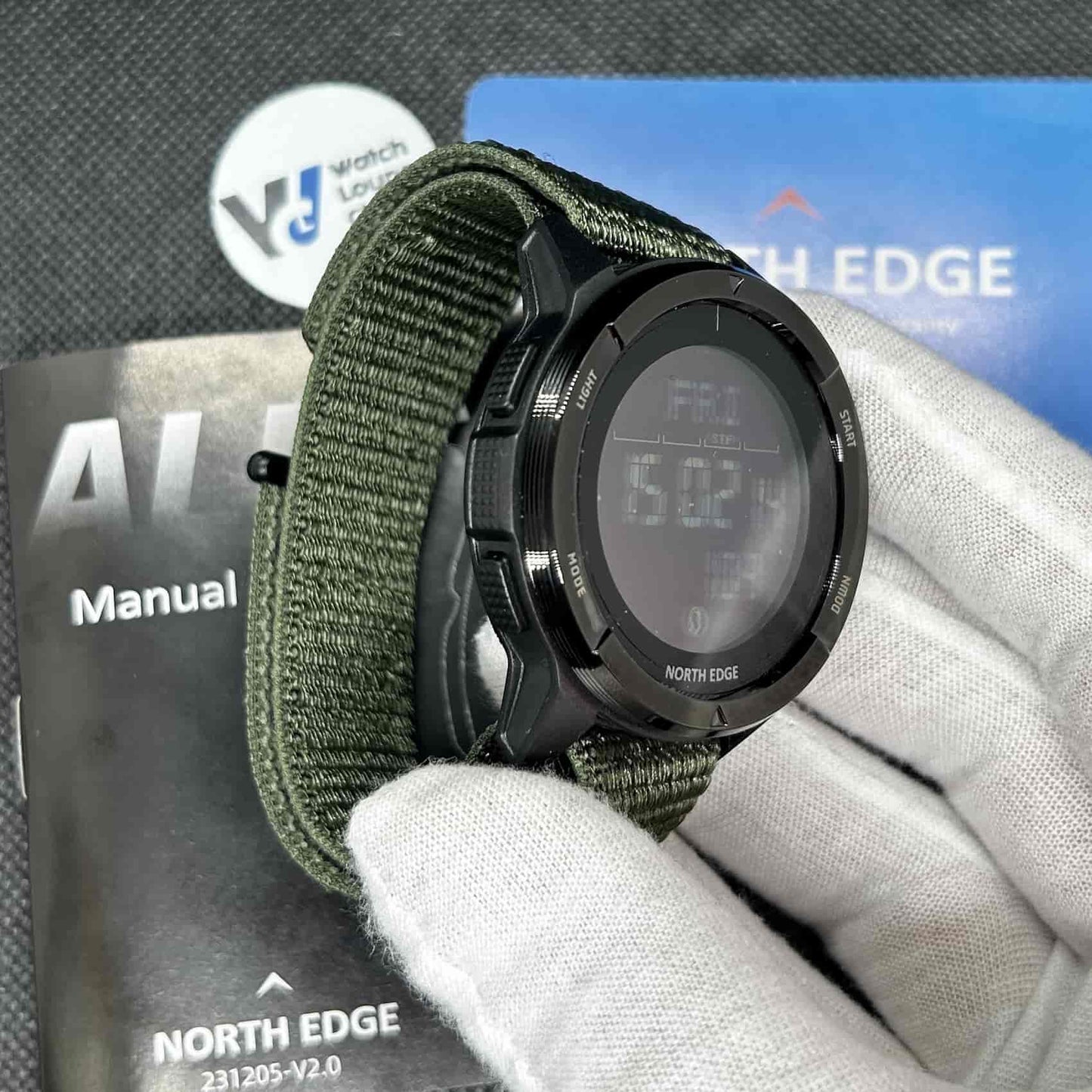 Orologio North Edge Alps Digitale Uomo - Verde - Watch Lounge Club
