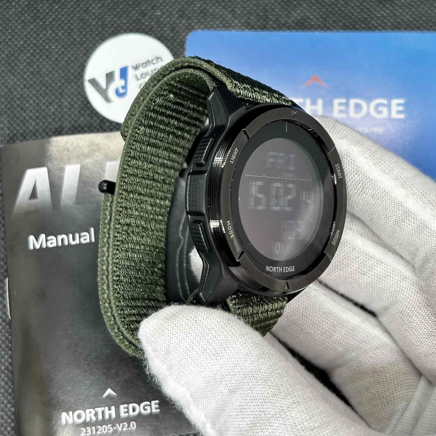 Orologio North Edge Alps Digitale Uomo - Verde - Watch Lounge Club