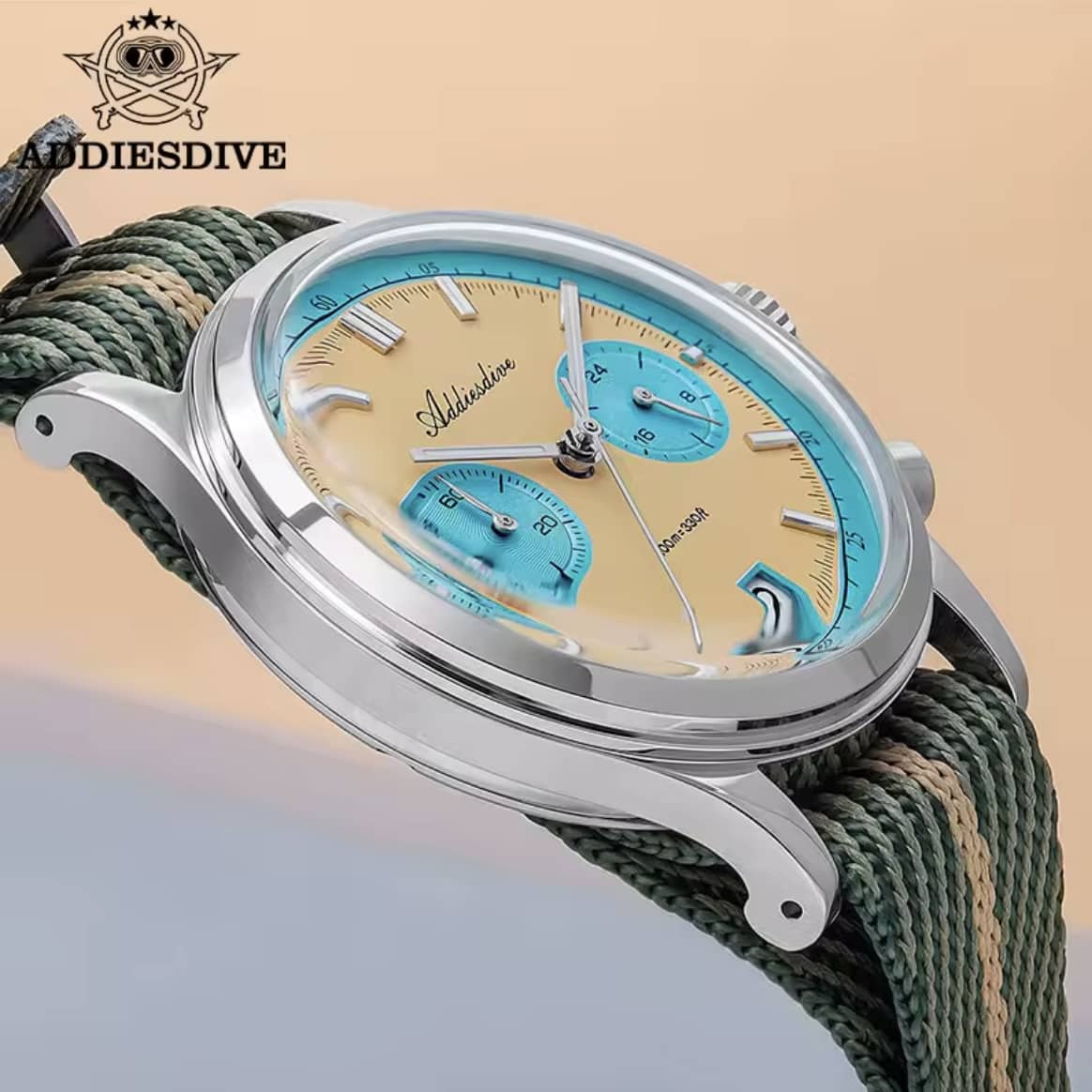 Orologio Addiesdive AD 2095 Cronografo Vintage