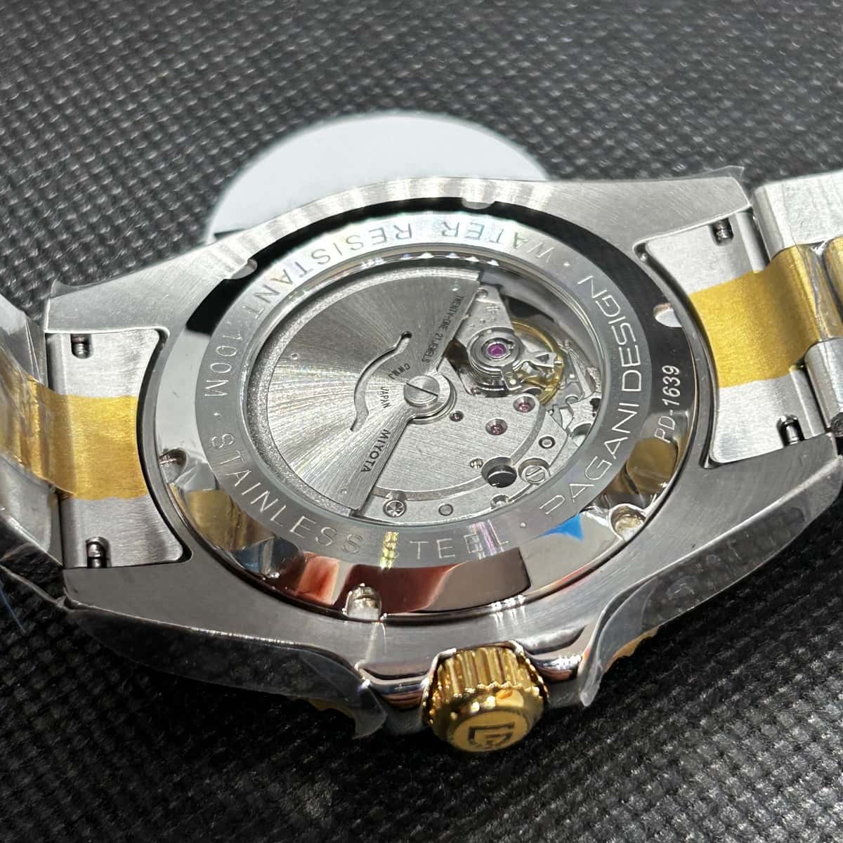 Orologio Pagani Design PD 1639 Automatico Uomo - Oro/Blu