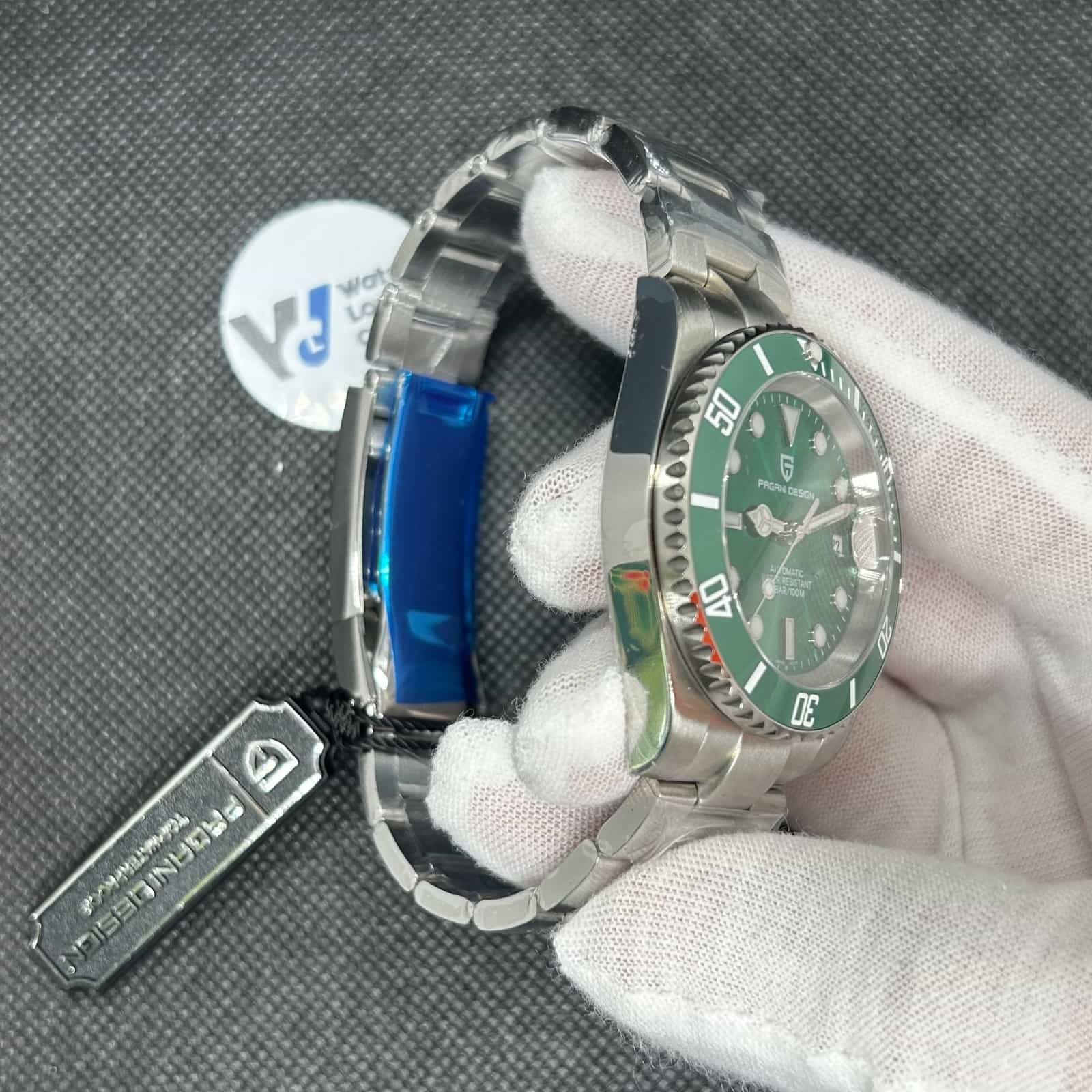 Orologio Pagani Design PD 1661 Automatico Uomo - Verde - Watch Lounge Club