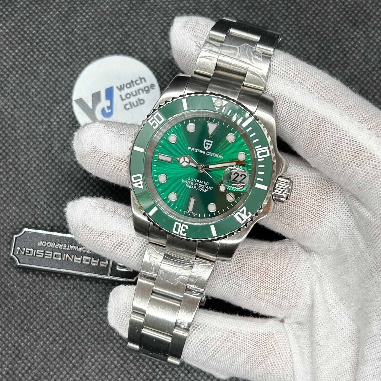Orologio Pagani Design PD 1661 Automatico Uomo - Verde - Watch Lounge Club