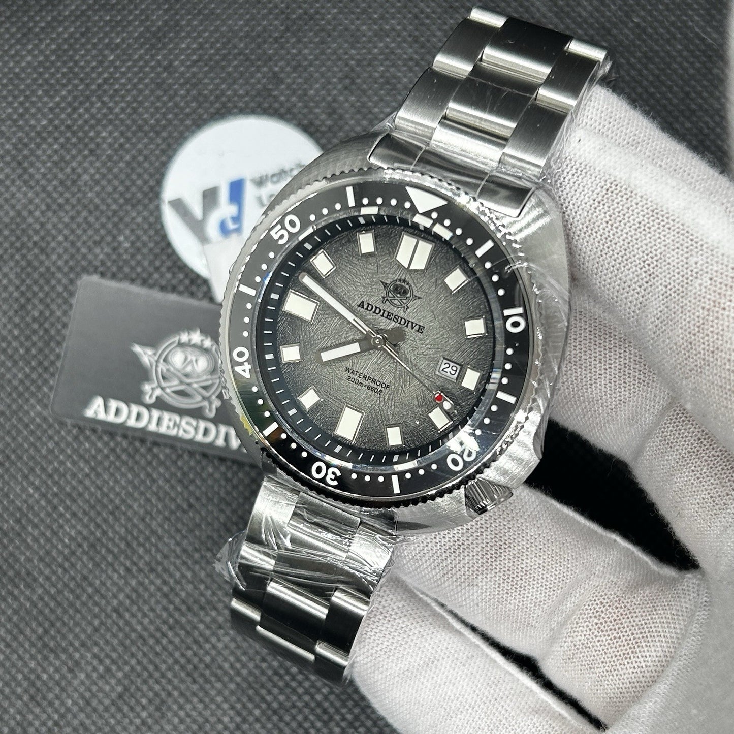 Orologio Addiesdive AD 2511 Subacqueo Quarzo Uomo - Nero - Watch Lounge Club