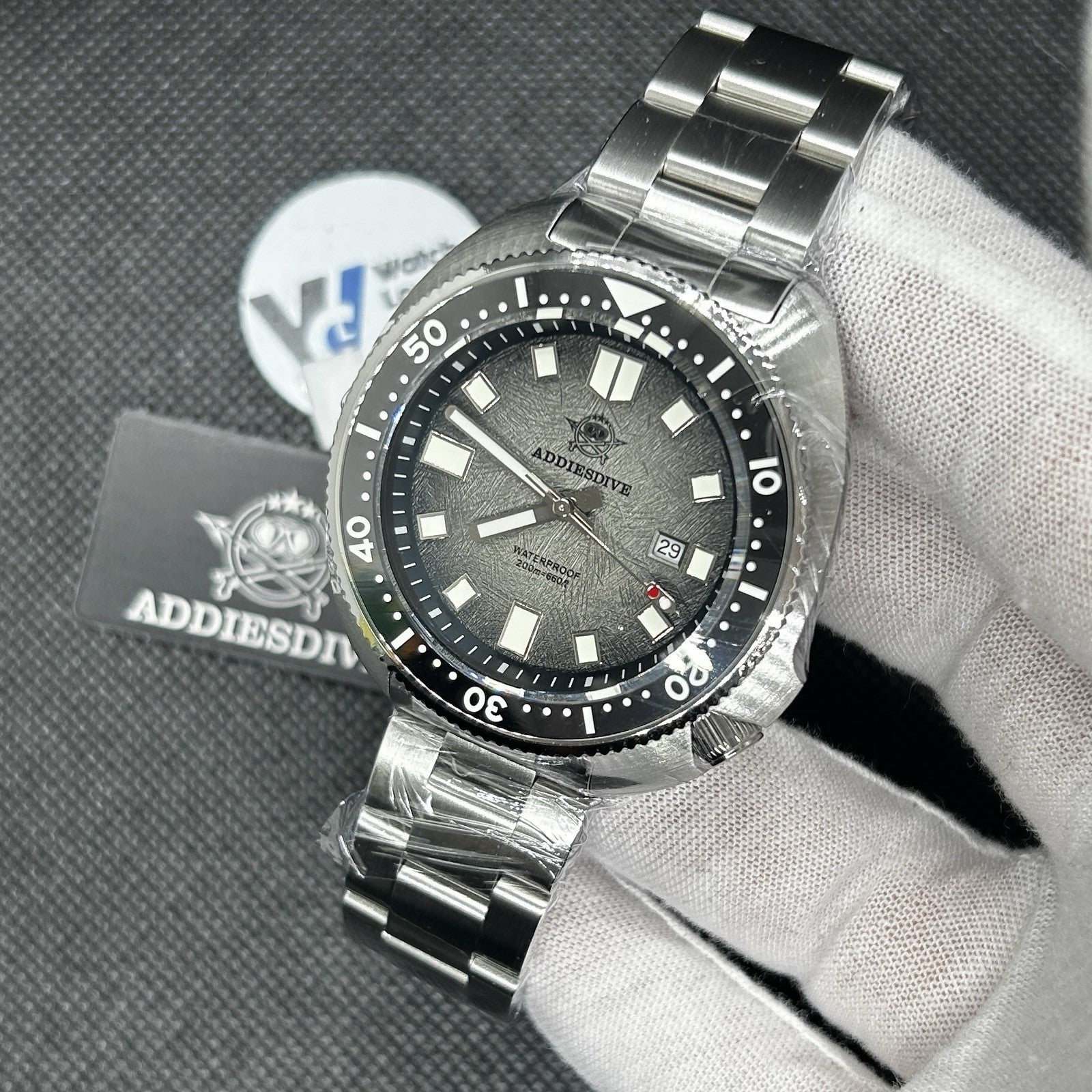 Orologio Addiesdive AD 2511 Subacqueo Quarzo Uomo - Nero - Watch Lounge Club