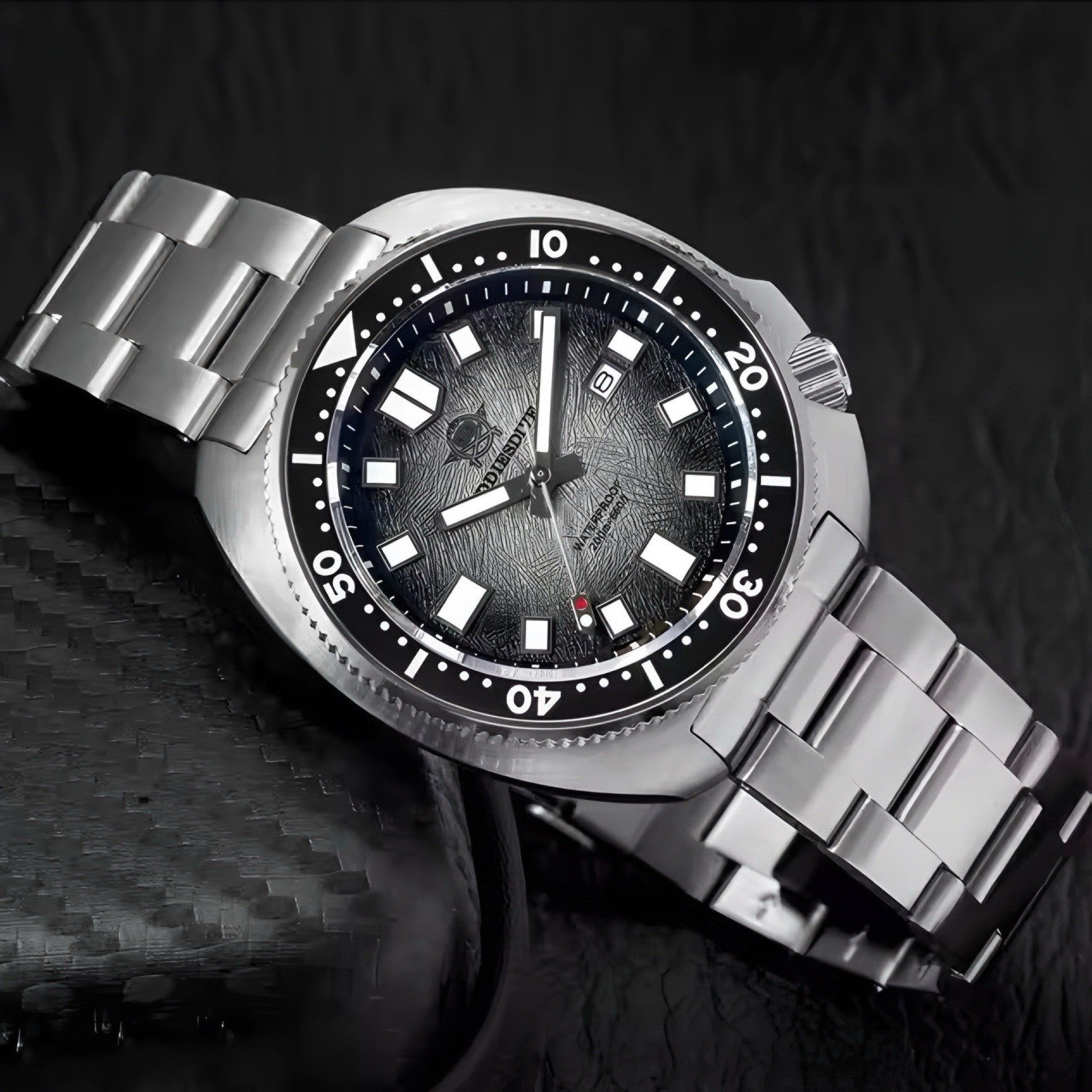 Orologio Addiesdive AD 2511 Subacqueo Quarzo Uomo - Nero - Watch Lounge Club