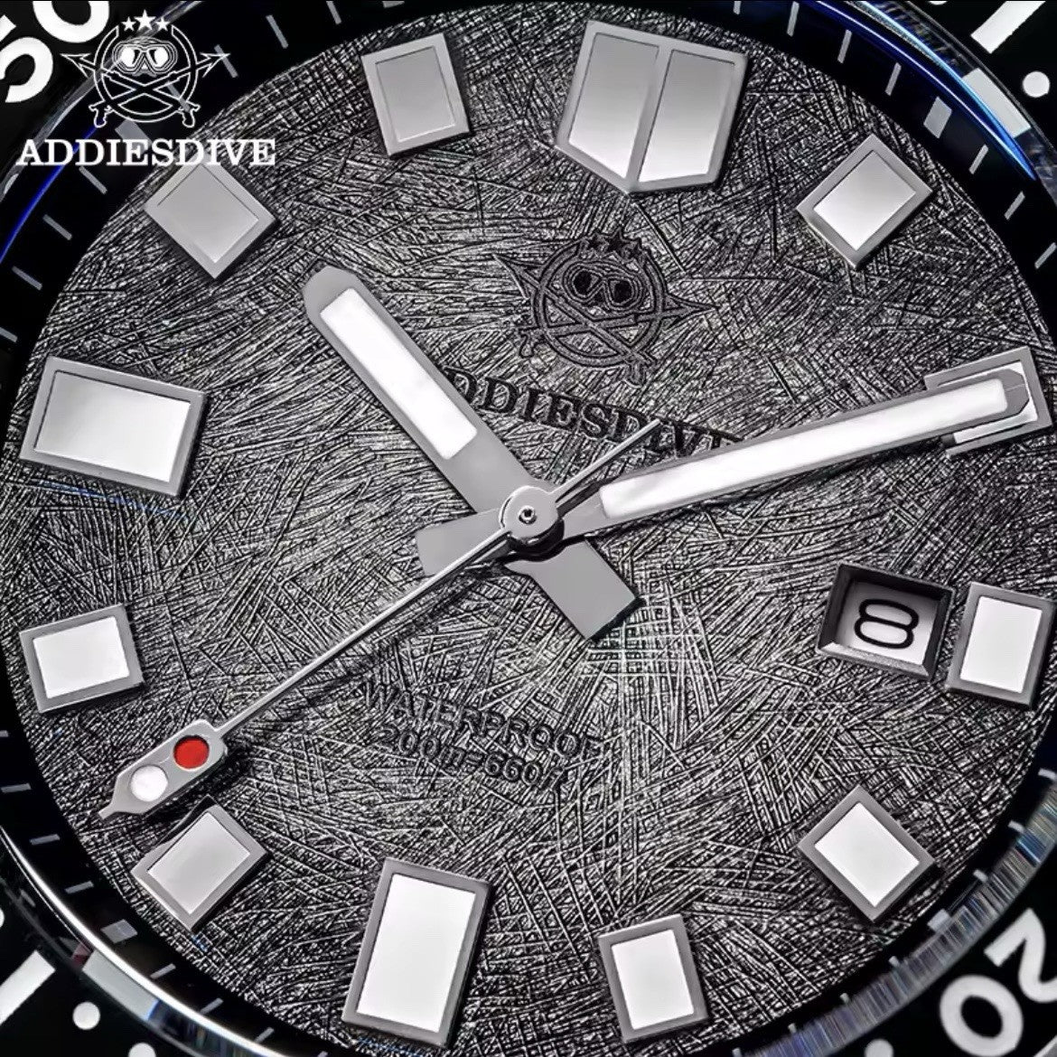 Orologio Addiesdive AD 2511 Subacqueo Quarzo Uomo - Nero - Watch Lounge Club