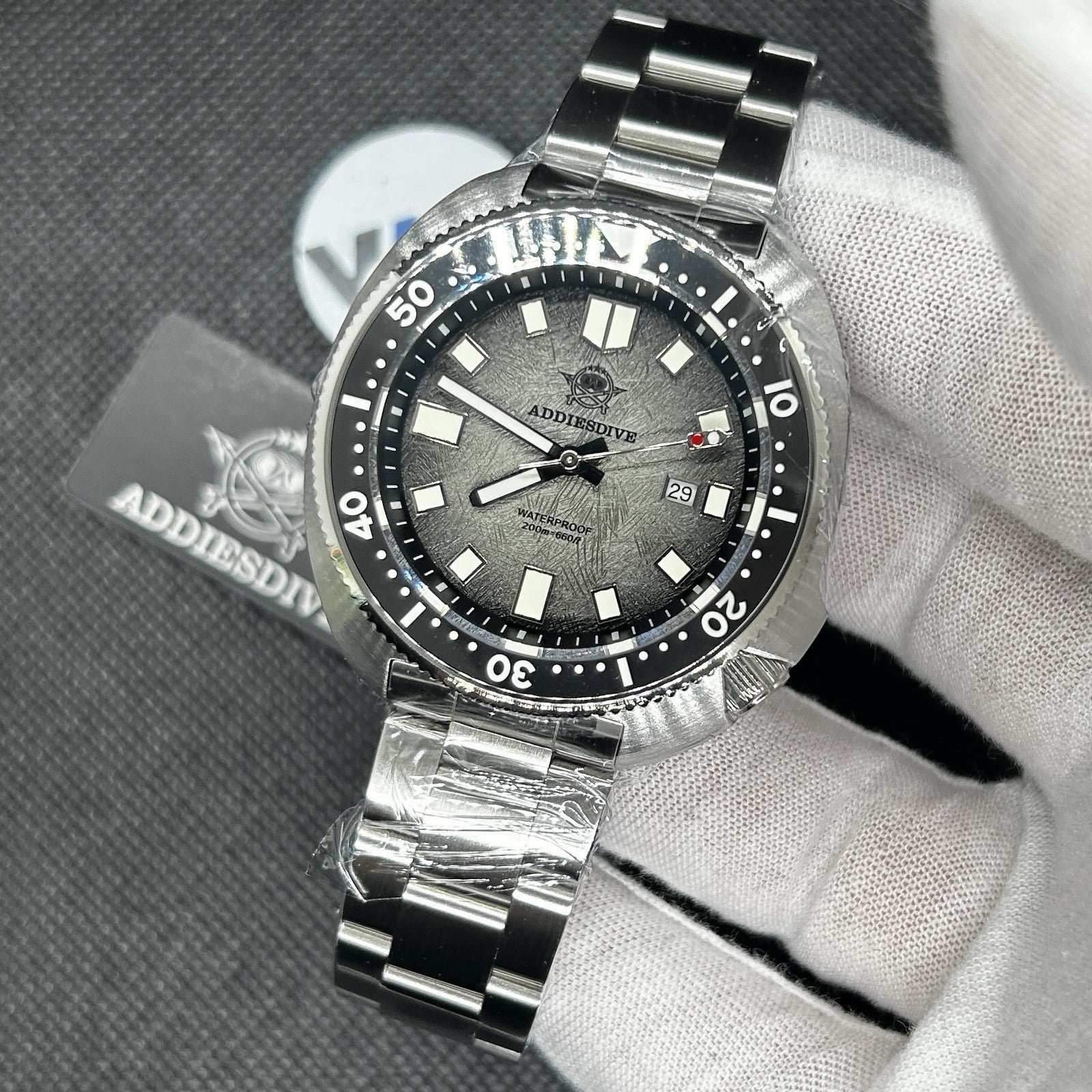 Orologio Addiesdive AD 2511 Subacqueo Quarzo Uomo - Nero - Watch Lounge Club
