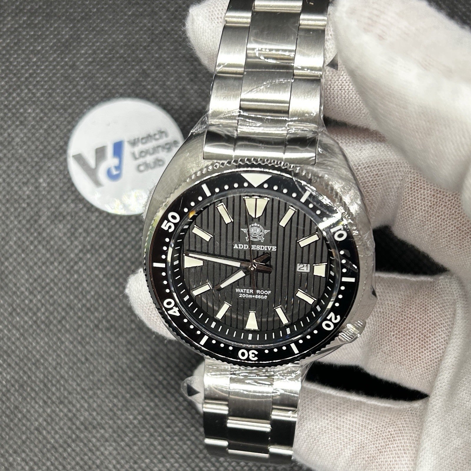 Orologio Addiesdive AD 2507 Subacqueo Quarzo Uomo - Nero - Watch Lounge Club