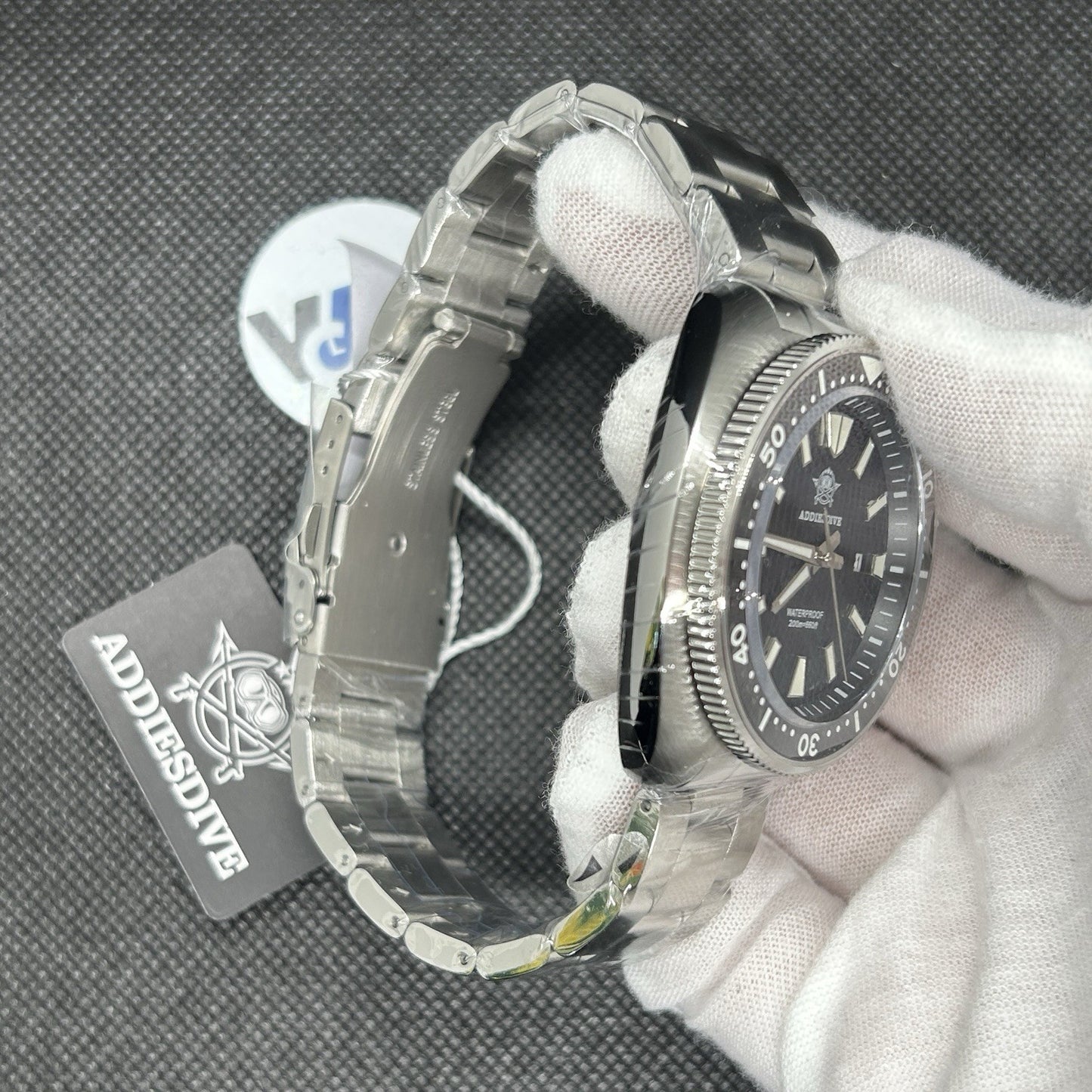 Orologio Addiesdive AD 2507 Subacqueo Quarzo Uomo - Nero - Watch Lounge Club