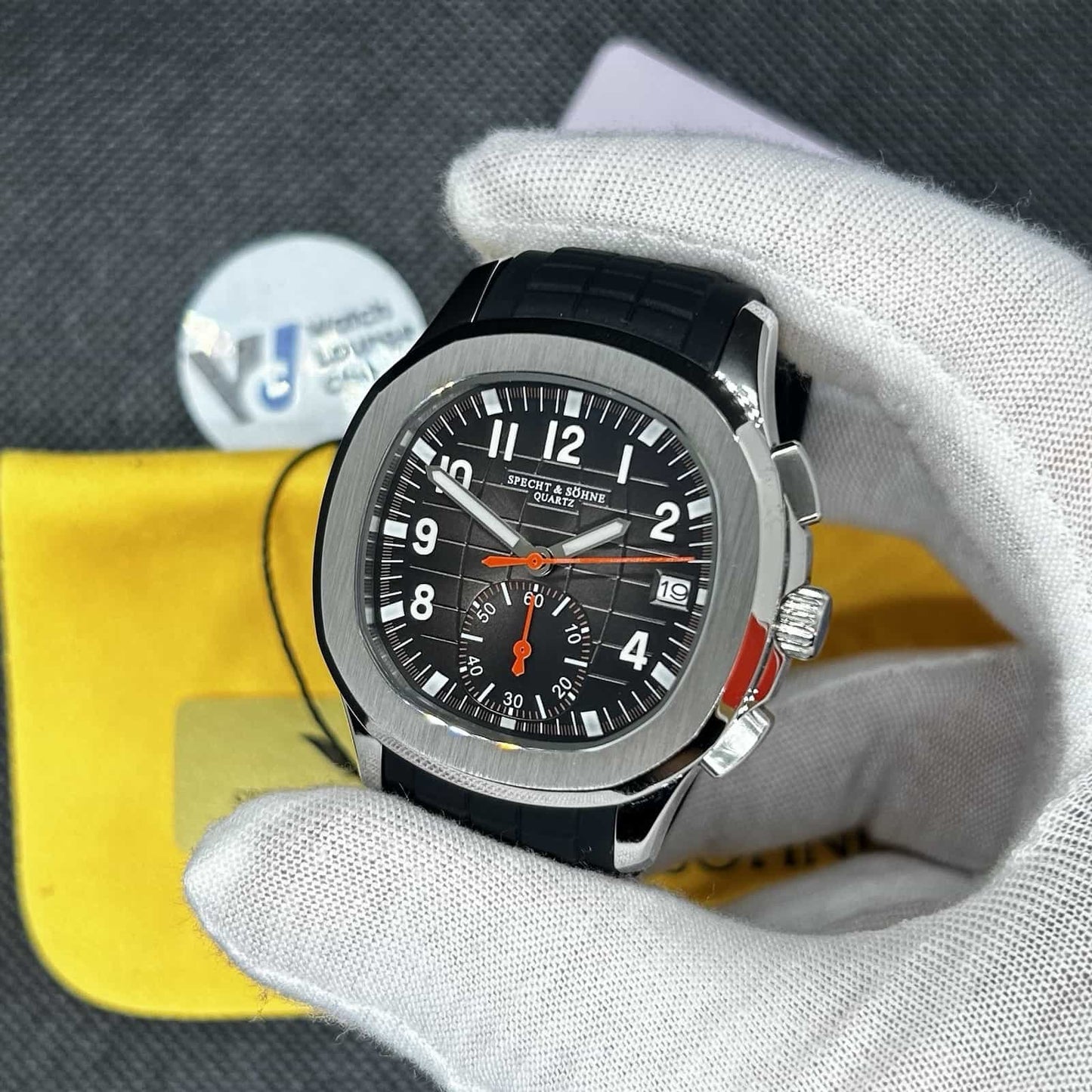 Orologio Specht & Sohne SP0006 Cronografo Uomo - Nero - Watch Lounge Club