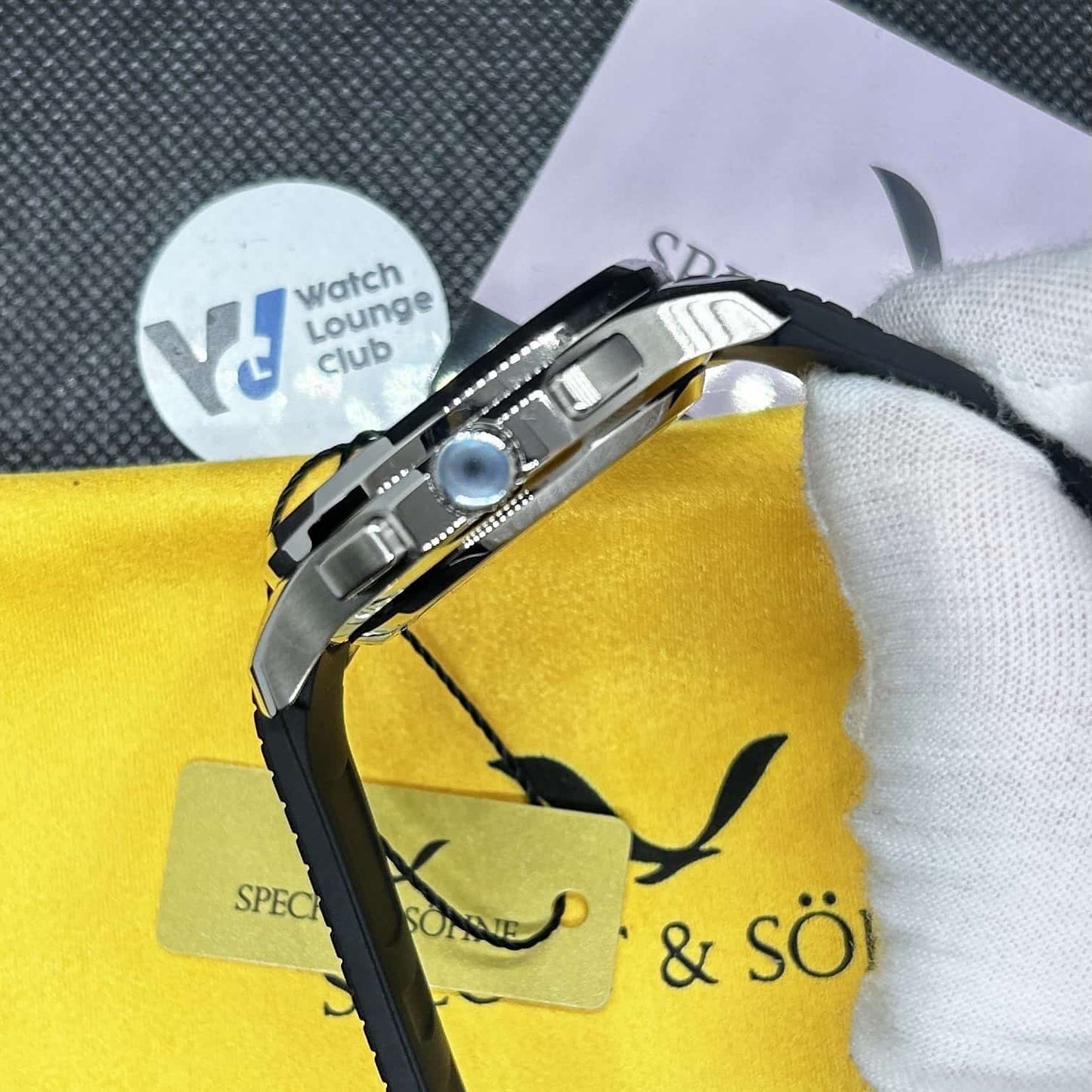 Orologio Specht & Sohne SP0006 Cronografo Uomo - Nero - Watch Lounge Club