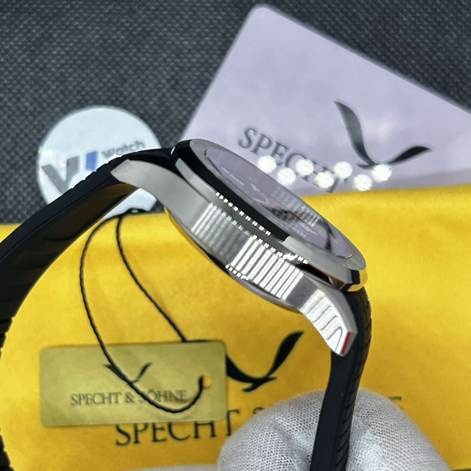 Orologio Specht & Sohne SP0006 Cronografo Uomo - Nero - Watch Lounge Club