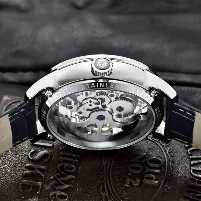 Orologio Pagani Design PD 1638 Automatico Skeleton Uomo - Nero - Watch Lounge Club
