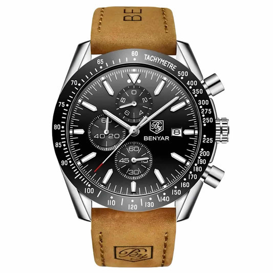 Orologio Benyar BY 5140 Cronografo Uomo - Nero - Watch Lounge Club