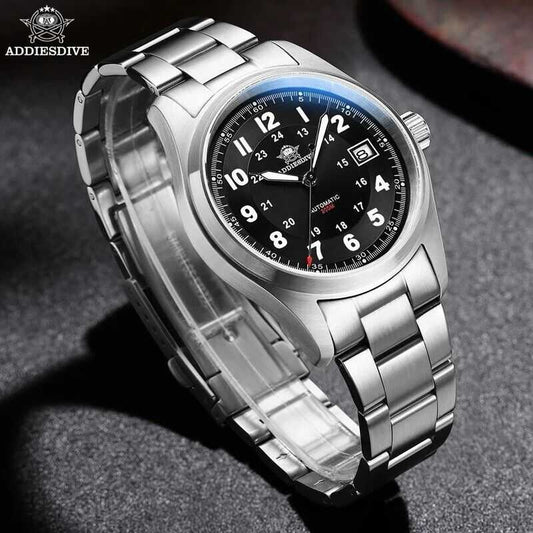 Orologio Addiesdive AD 2048 Field Watch Automatico (NH35) Uomo - Watch Lounge Club