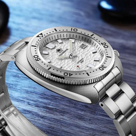 Orologio Addiesdive AD 2117 Subacqueo Automatico (NH35) Uomo - Bianco - Watch Lounge Club