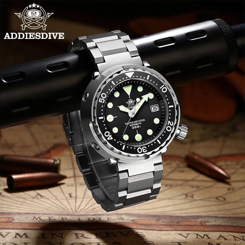 Orologio Addiesdive MY-H5 Subacqueo Automatico (NH35) Uomo - Nero - Watch Lounge Club