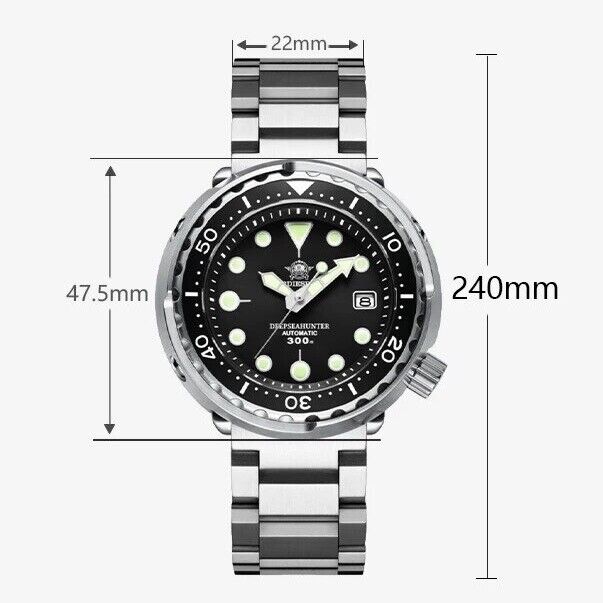 Orologio Addiesdive MY-H5 Subacqueo Automatico (NH35) Uomo - Nero - Watch Lounge Club
