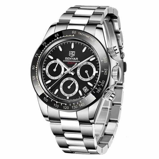 Orologio Benyar BY 5169 Cronografo Uomo - Nero - Watch Lounge Club