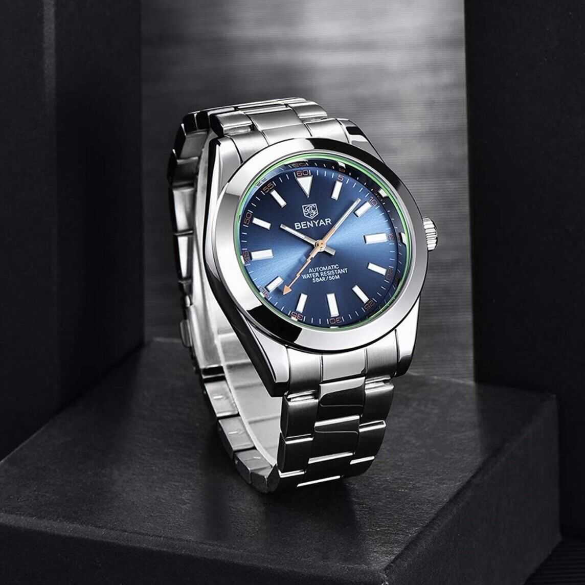 Orologio Benyar BY 5176 Automatico Uomo - Blu - Watch Lounge Club