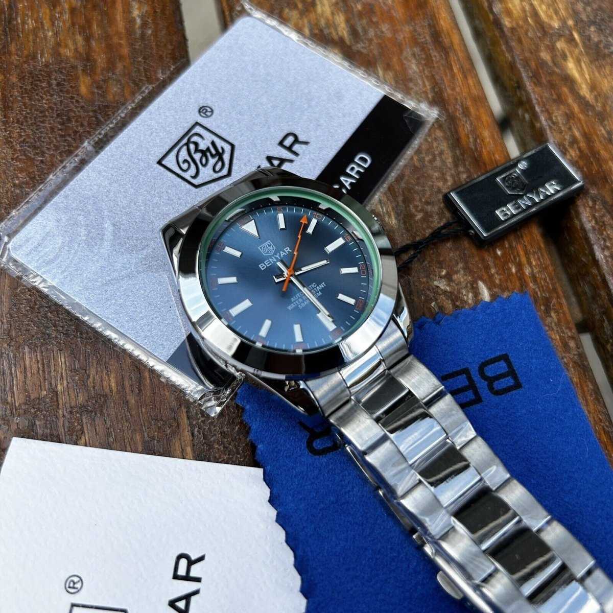 Orologio Benyar BY 5176 Automatico Uomo - Blu - Watch Lounge Club