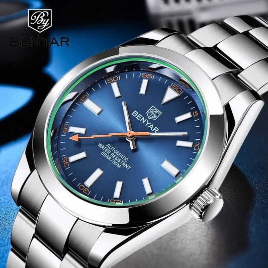 Orologio Benyar BY 5176 Automatico Uomo - Blu - Watch Lounge Club