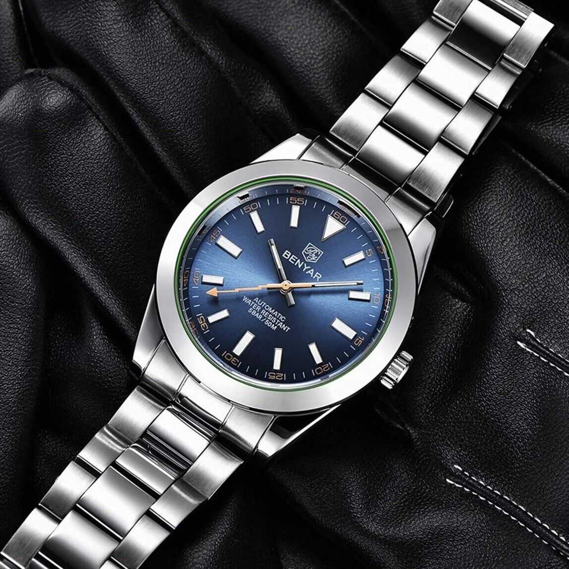Orologio Benyar BY 5176 Automatico Uomo - Blu - Watch Lounge Club