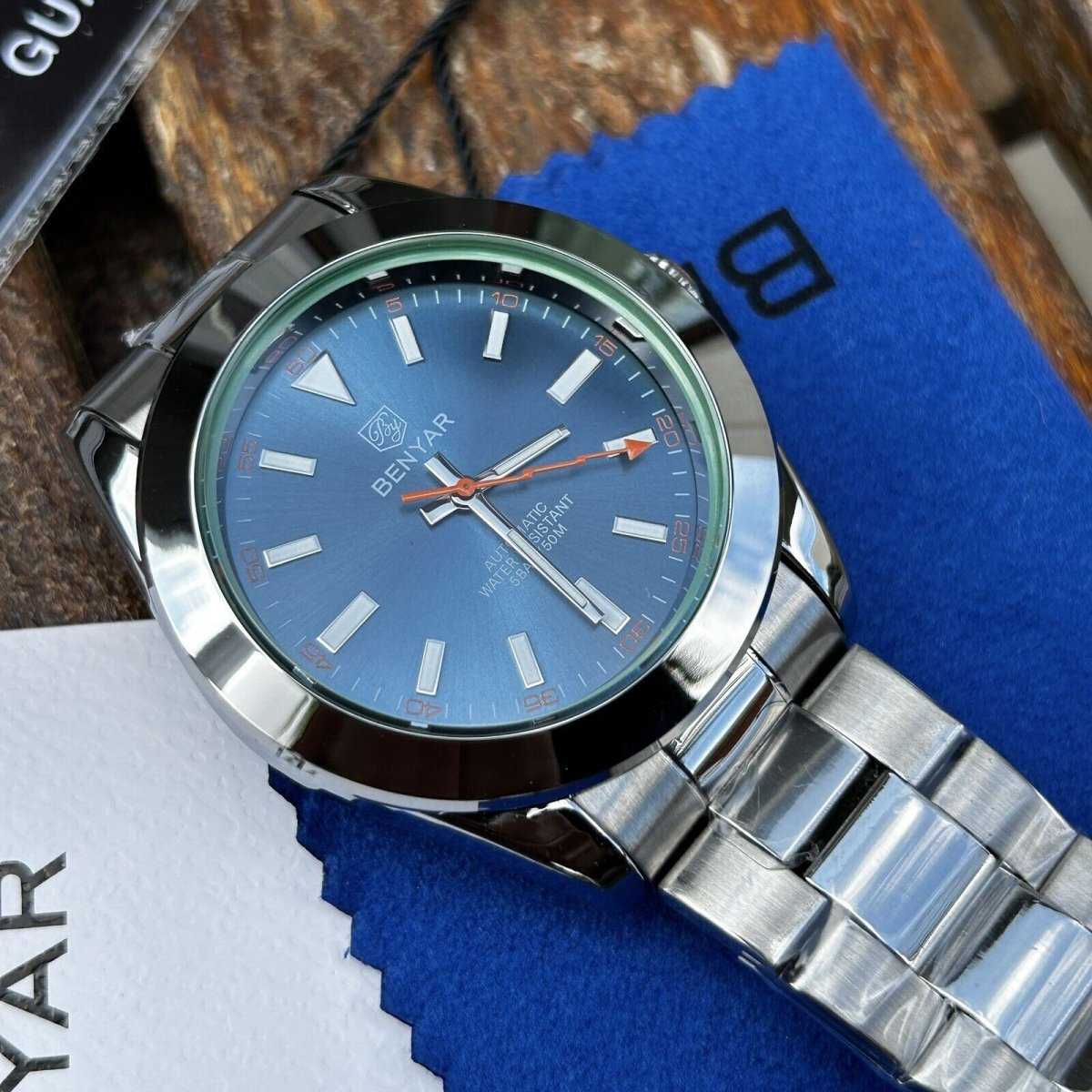 Orologio Benyar BY 5176 Automatico Uomo - Blu - Watch Lounge Club