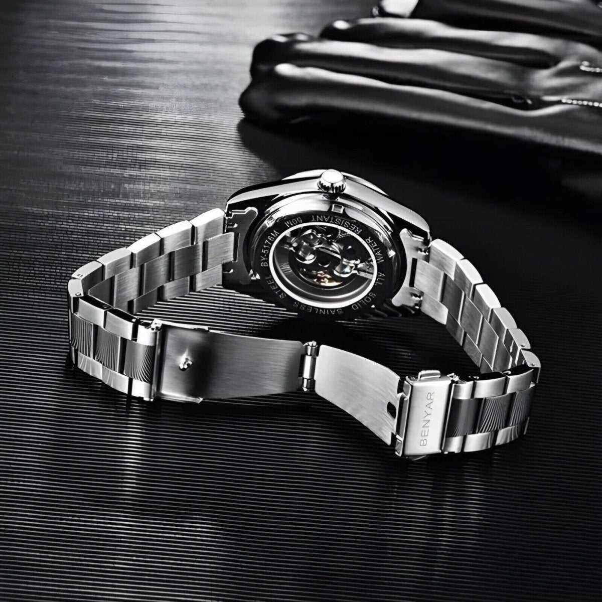 Orologio Benyar BY 5176 Automatico Uomo - Nero - Watch Lounge Club