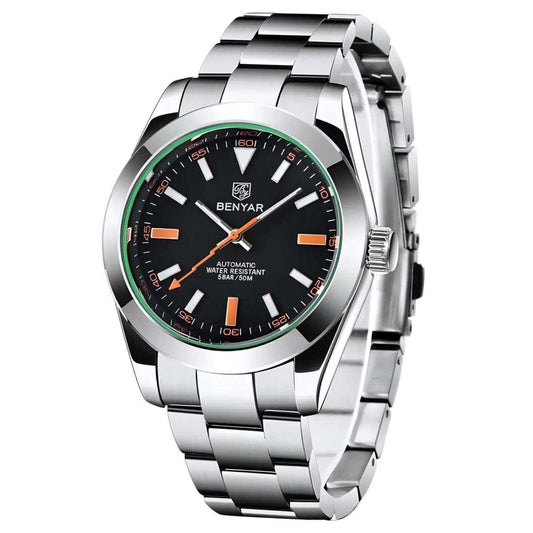 Orologio Benyar BY 5176 Automatico Uomo - Nero - Watch Lounge Club