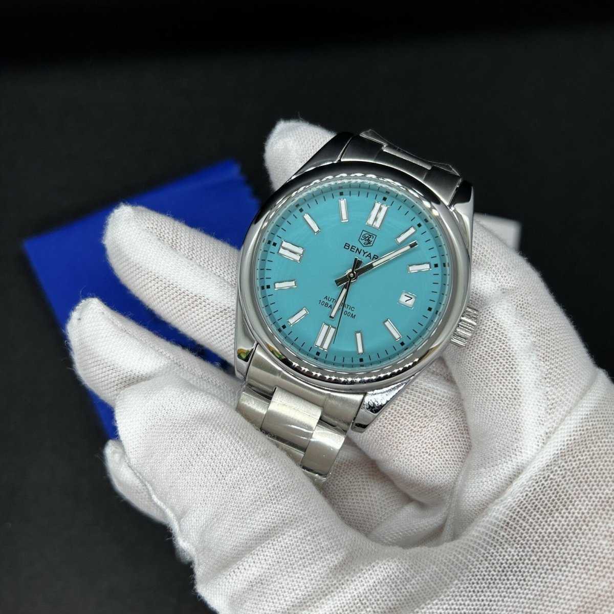 Orologio Benyar BY 5185 Automatico Uomo - Celeste - Watch Lounge Club