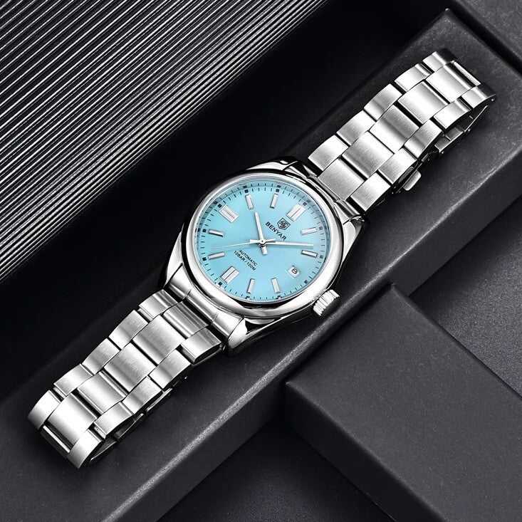 Orologio Benyar BY 5185 Automatico Uomo - Celeste - Watch Lounge Club