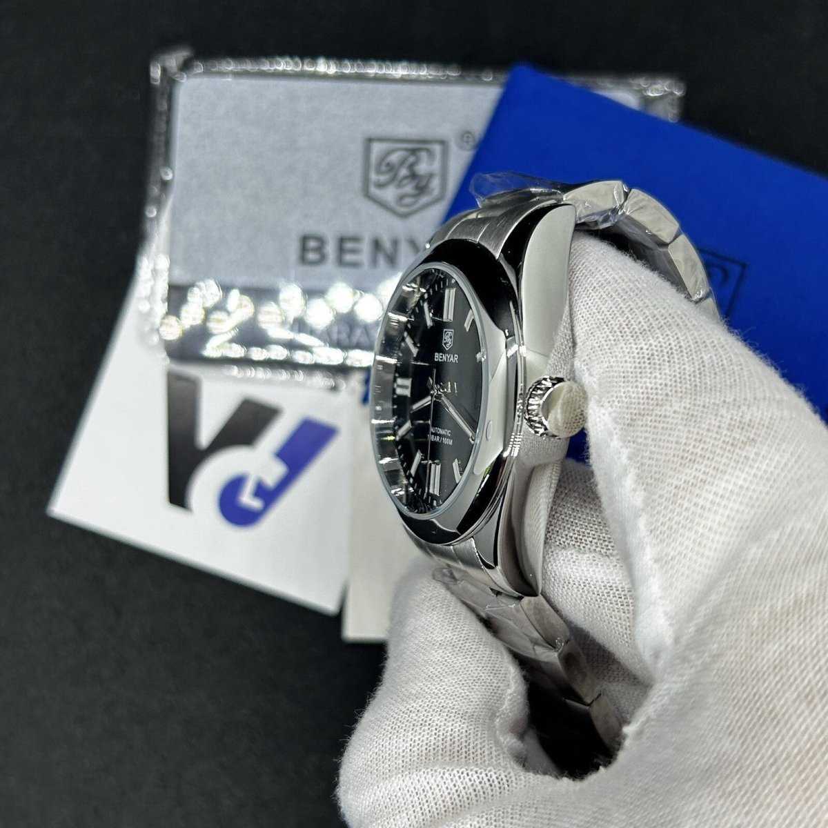 Orologio Benyar BY 5185 Automatico Uomo - Nero - Watch Lounge Club