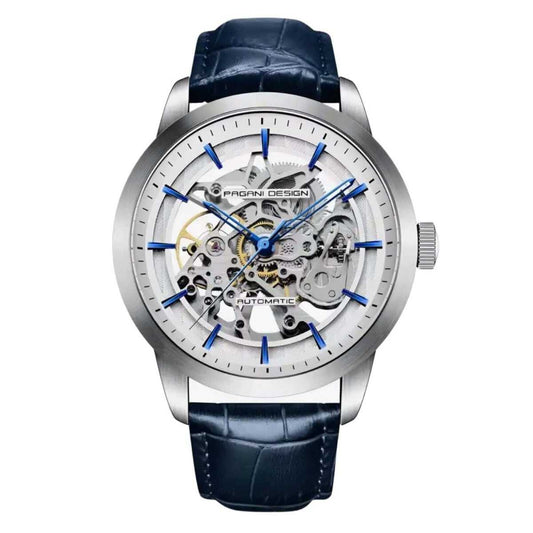 Orologio Pagani Design PD 1638 Automatico Skeleton Uomo - Blu - Watch Lounge Club