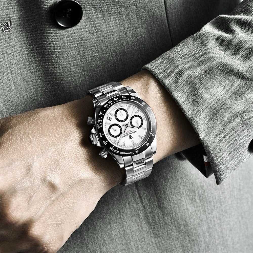 Orologio Pagani Design PD 1644 Cronografo Uomo - Bianco - Watch Lounge Club