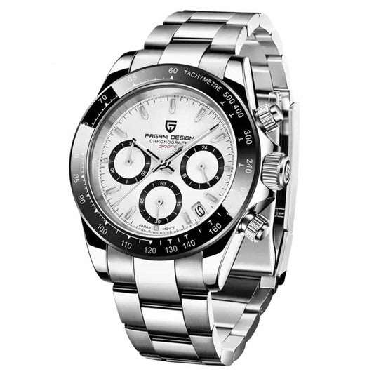 Orologio Pagani Design PD 1644 Cronografo Uomo - Bianco - Watch Lounge Club