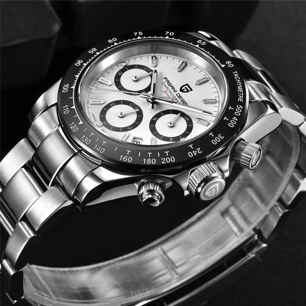 Orologio Pagani Design PD 1644 Cronografo Uomo - Bianco - Watch Lounge Club